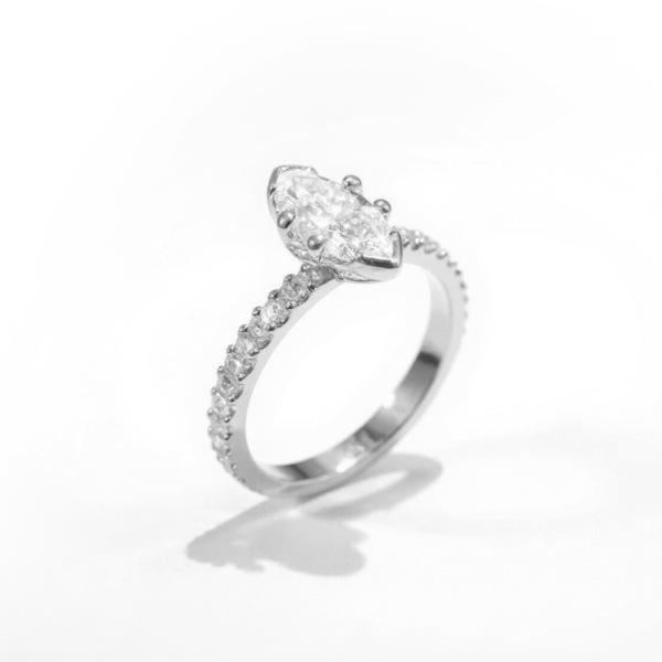 Marquise Diamond Engagement Ring