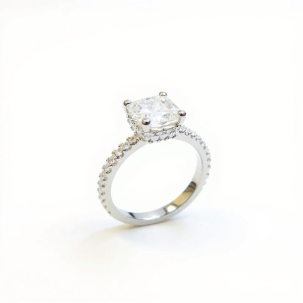 Radiant Cut Diamond Engagement Ring