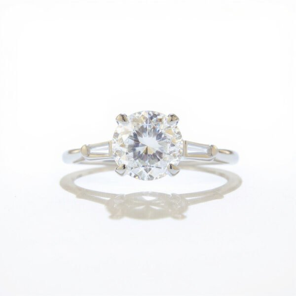 Baguette Engagement Ring