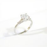 Baguette Three-Stone Engagement Ring