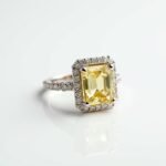 Emerald cut Engagement Ring