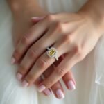 beautiful Yellow Diamond Engagement Ring