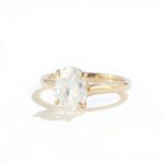 Oval Diamond Engagement Ring