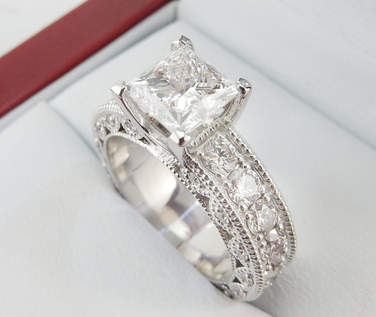 Crescent-Style-Custom-Diamond-Princess-Engagement-Ring-GIA-DiamondNet.ca