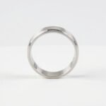 Men’s Wedding Ring in White Gold