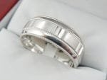 White Gold Wedding Band DNTL8-1180