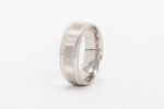 Men’s White Gold Wedding Band