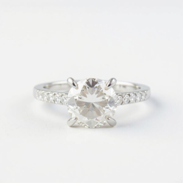 Invisible Halo Engagement Ring