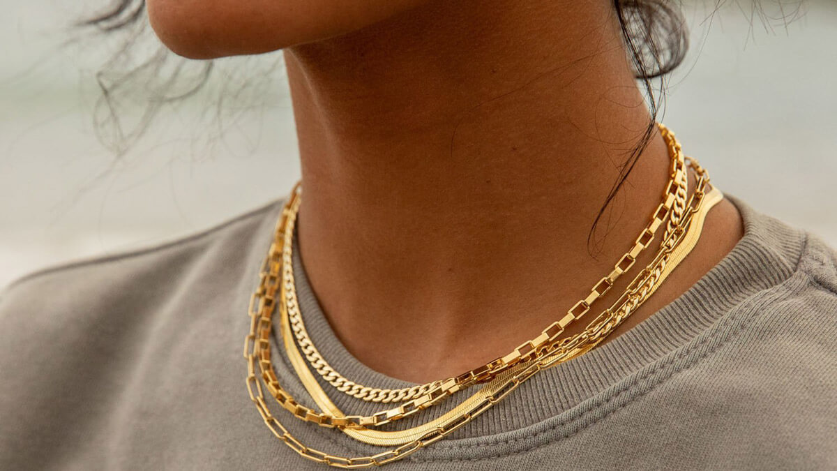 gold chain necklace styles