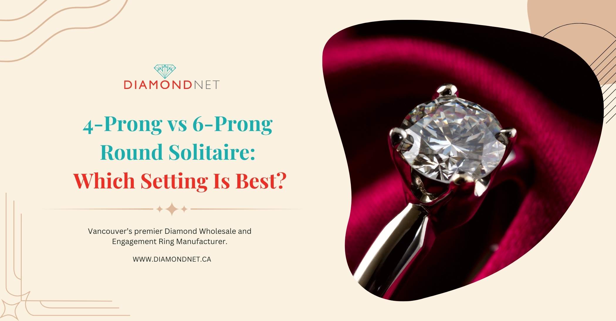 4-Prong vs 6-Prong Round Solitaire