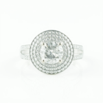 Round Halo Diamond Ring
