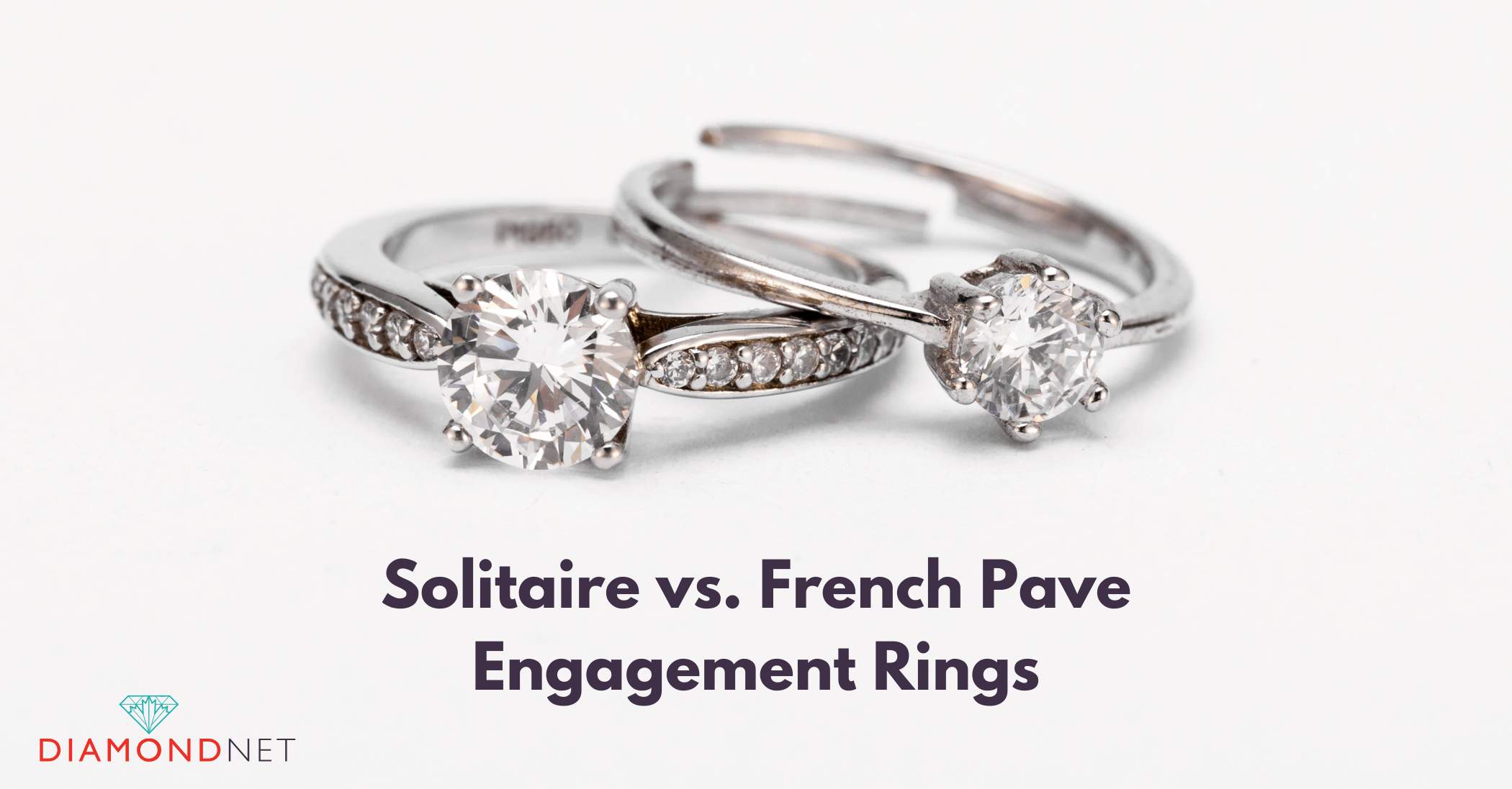 Solitaire vs. pave rings