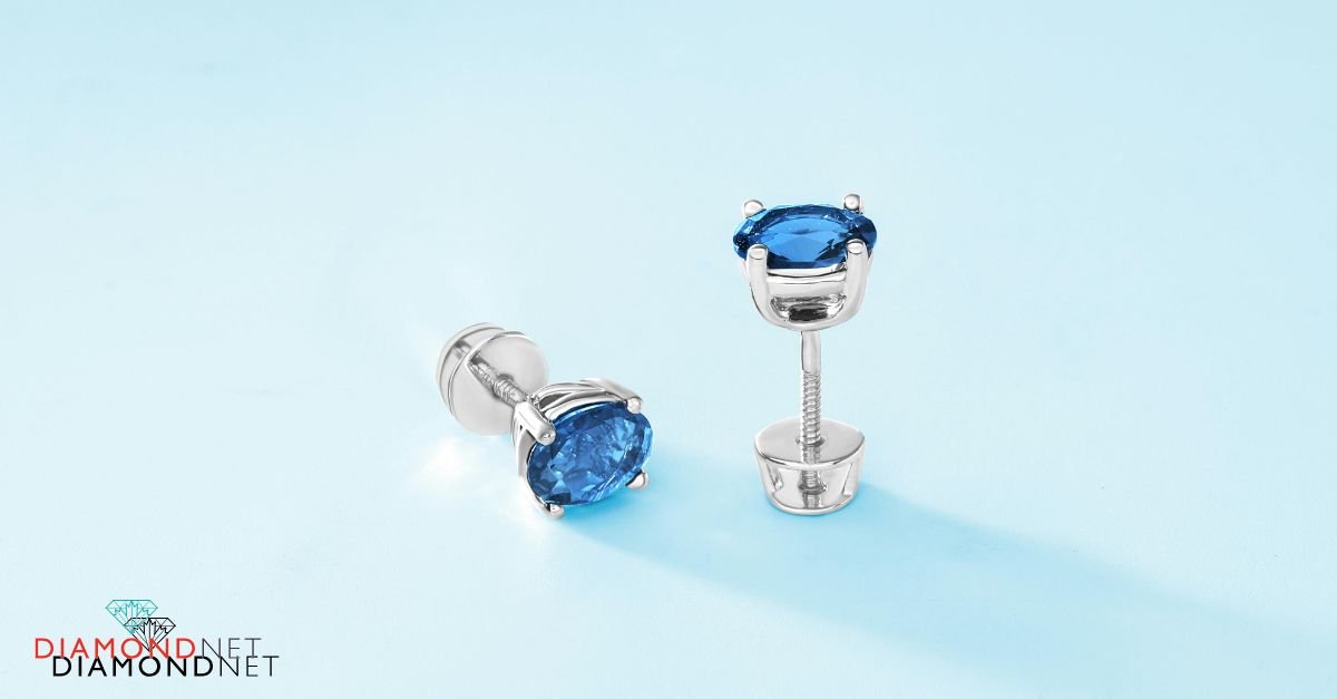 Elegant white gold hoop earrings adorned with lab-grown diamonds