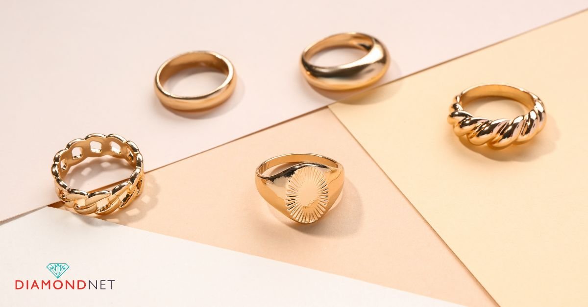 A breakdown of alloy composition and karat purity in rose vs. yellow gold