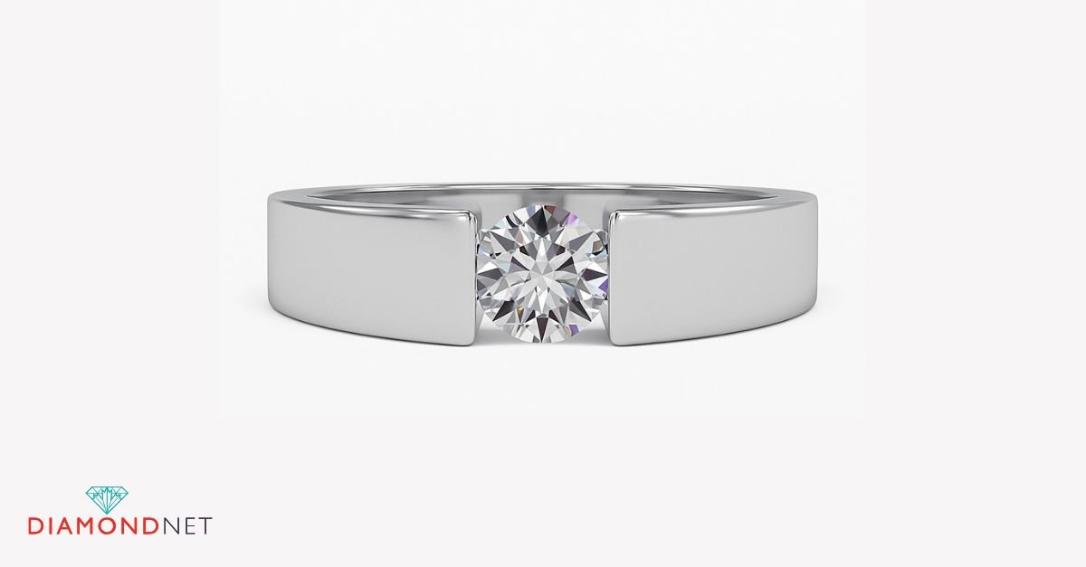 Recommended metals for durability in tension ring settings