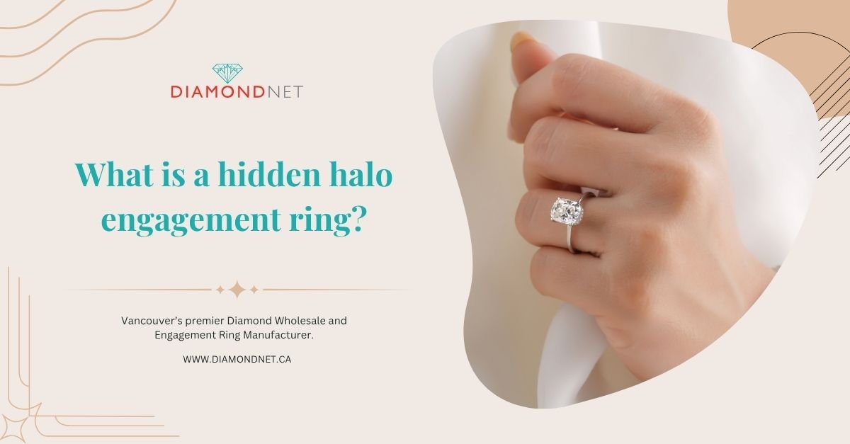 what is a hidden halo engagement ring