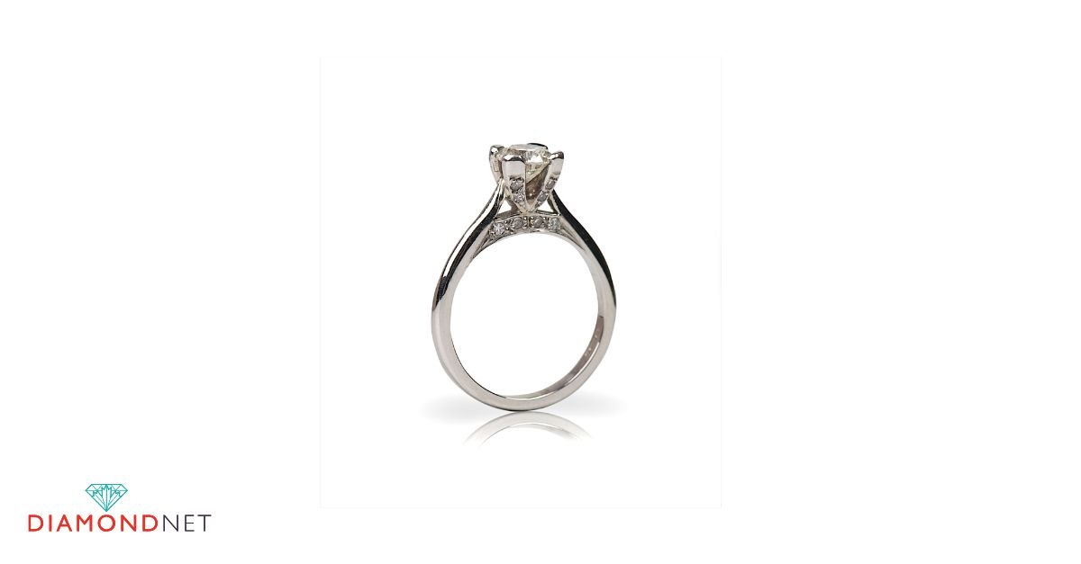 Ring on the hand of a woman